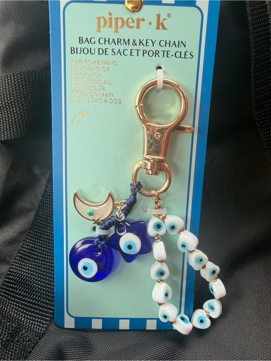 Piper K Accessories - evil eye keychain